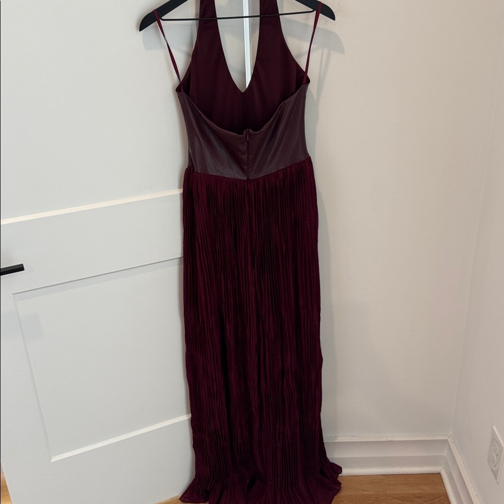 Delfi Collective Rowena Dress In Bordeaux Size Medium $469 - Picture 10 of 11